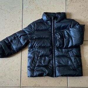 Crewcuts Shiny Dark Navy Down Puffer Jacket for Kids size 3 Toddler